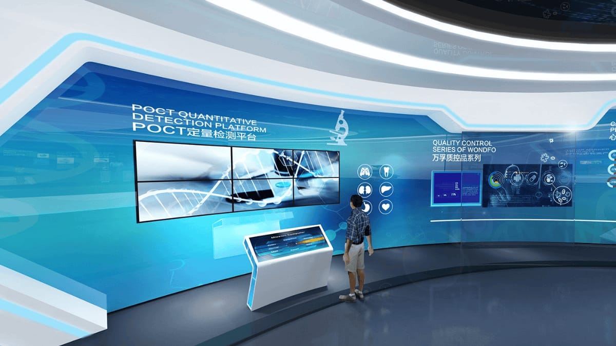 醫(yī)療器械科技企業(yè)展示廳設(shè)計(jì)