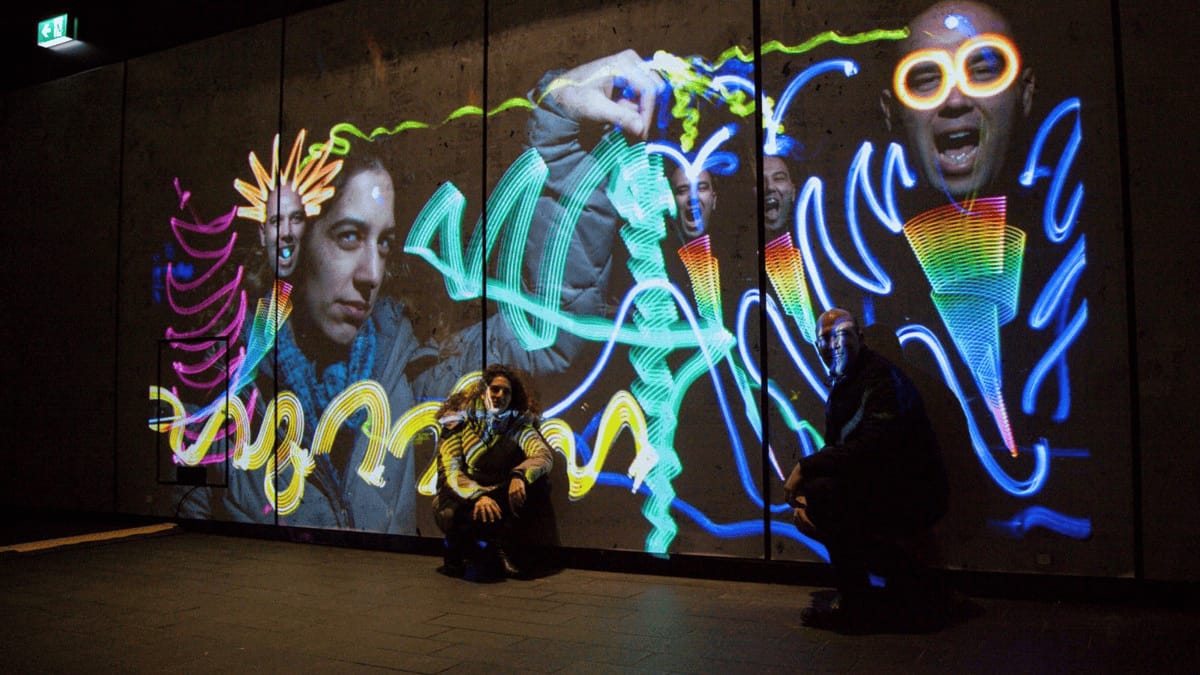 商場墻面互動涂鴉-兒童互動涂鴉游戲