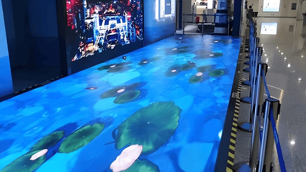 地面互動投影系統(tǒng)-地面多媒體動態(tài)互動投影