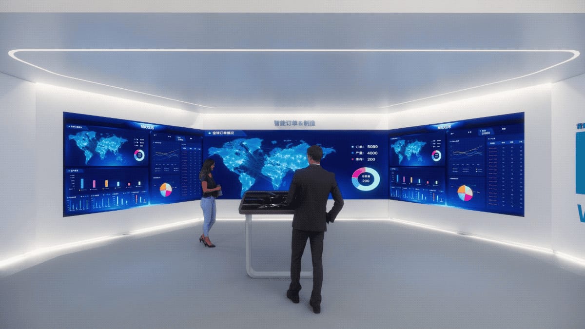 智能汽車公司科技展廳設(shè)計(jì)