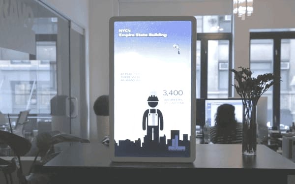 透明互動(dòng)補(bǔ)光屏幕藝術(shù)展覽