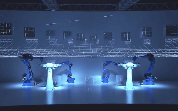 舞臺(tái)互動(dòng)機(jī)械臂：未來科技展示