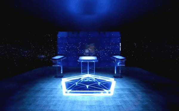 現(xiàn)代科技展覽的投影觸控大屏