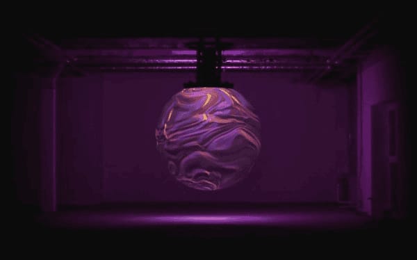 豐富多彩地球投影展示