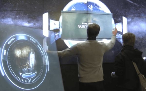 互動(dòng)手勢(shì)控制大屏展覽系統(tǒng)